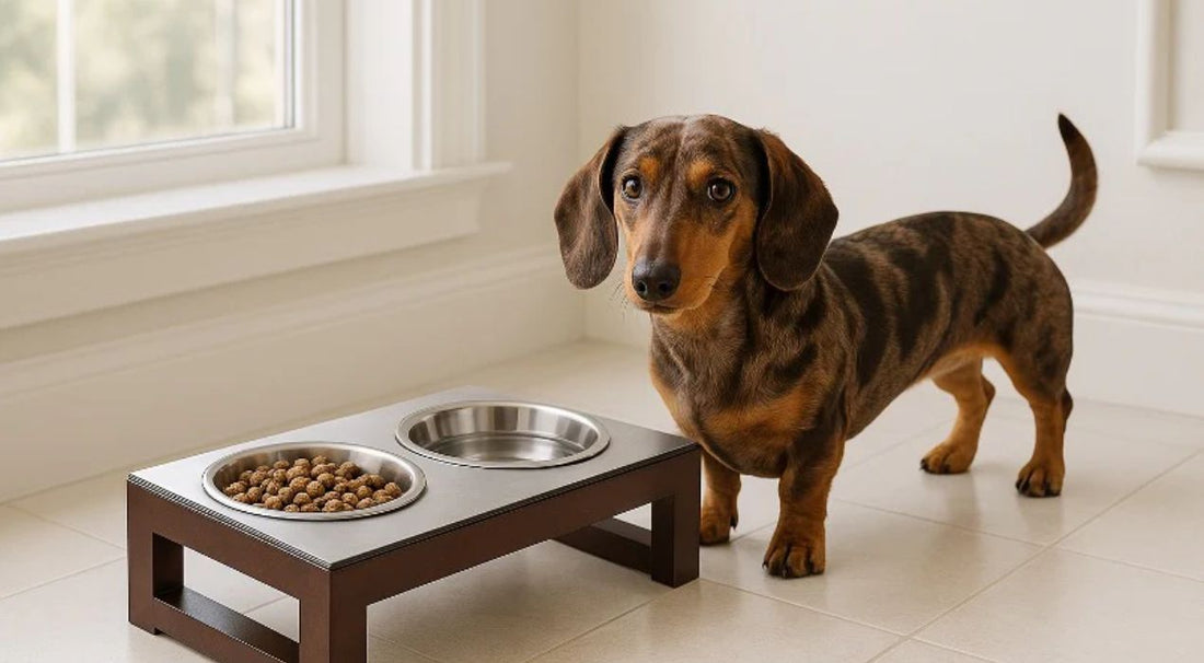 صحن طعام للكلاب المنزلي