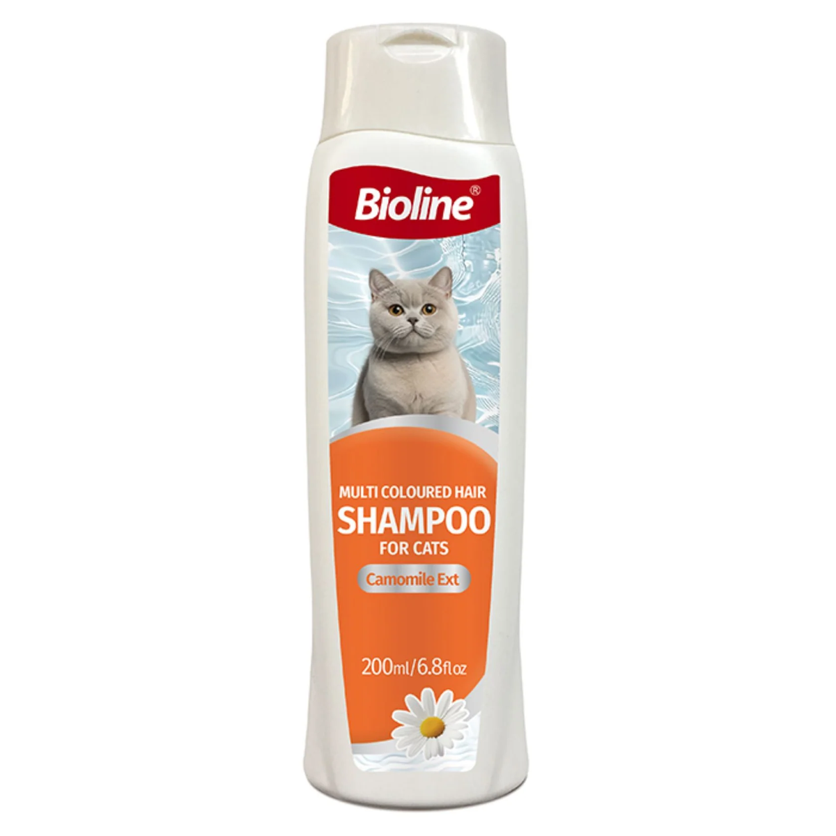 Bioline Multi-Coloured Hair Shampoo For Cat - 200ml