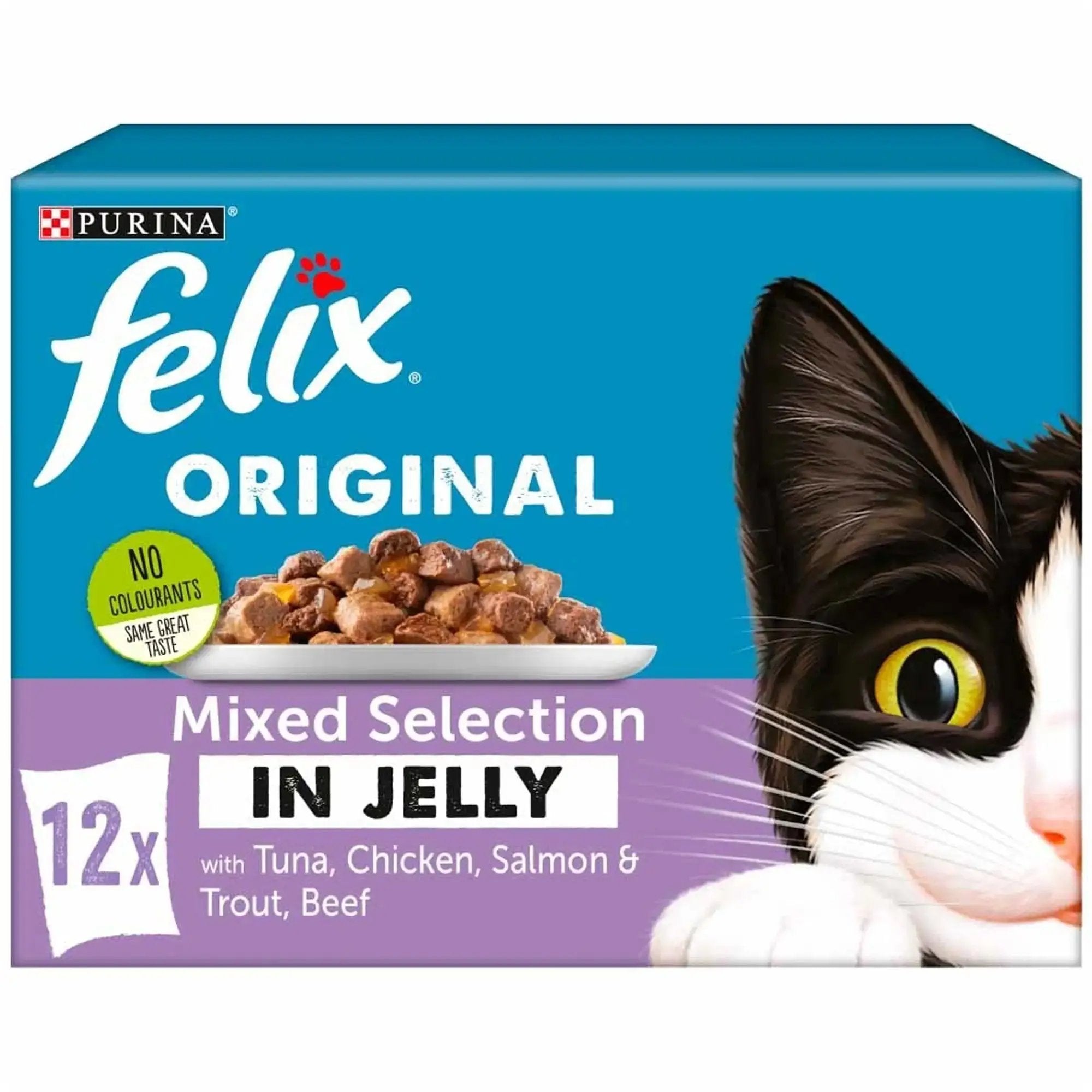 Felix Mixed Selection In Jelly +7 12x85g Felix Mixed Selection In Jelly +7 12x85g