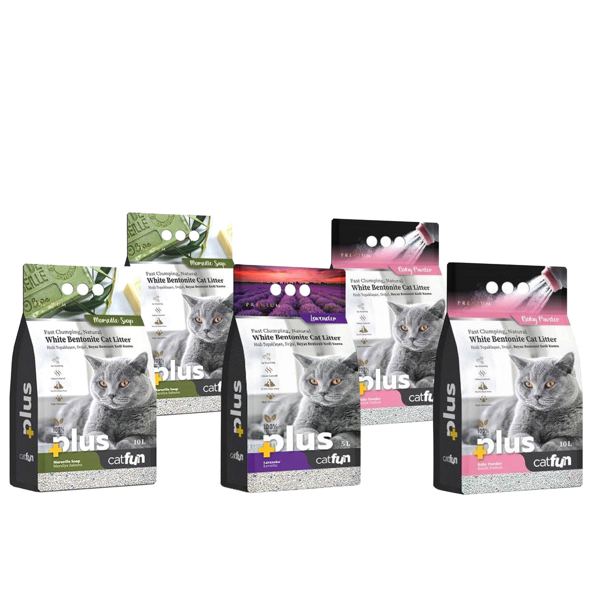 Cat Fun Cat Litter 5L - 5BAG MIX
