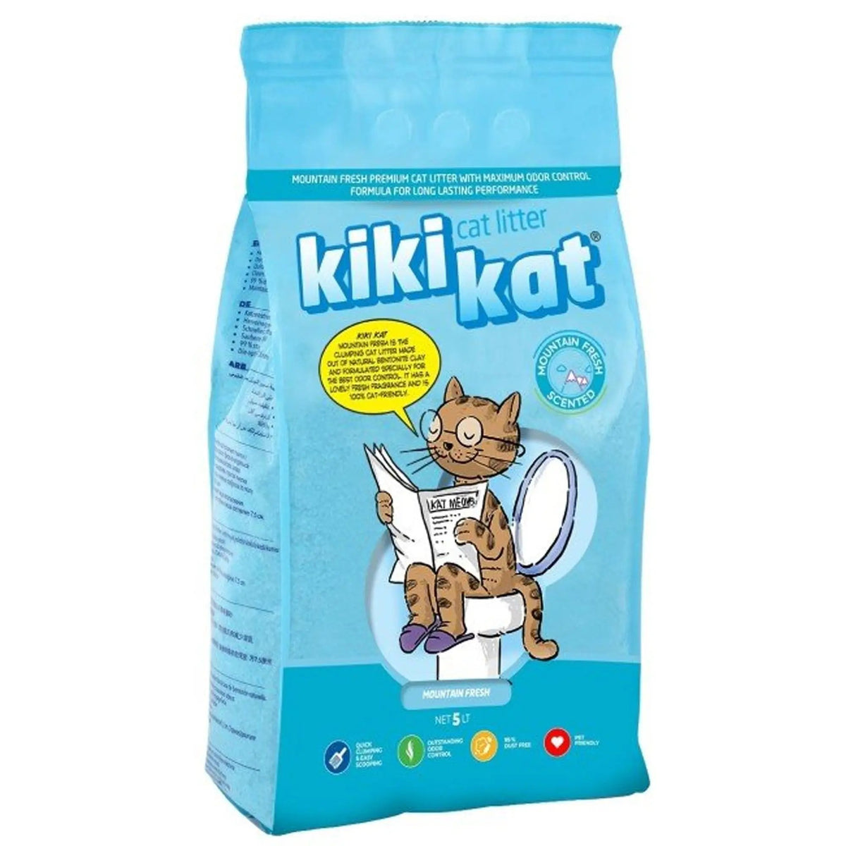 Kiki Kat Cat Litter – Mountain Fresh 5L