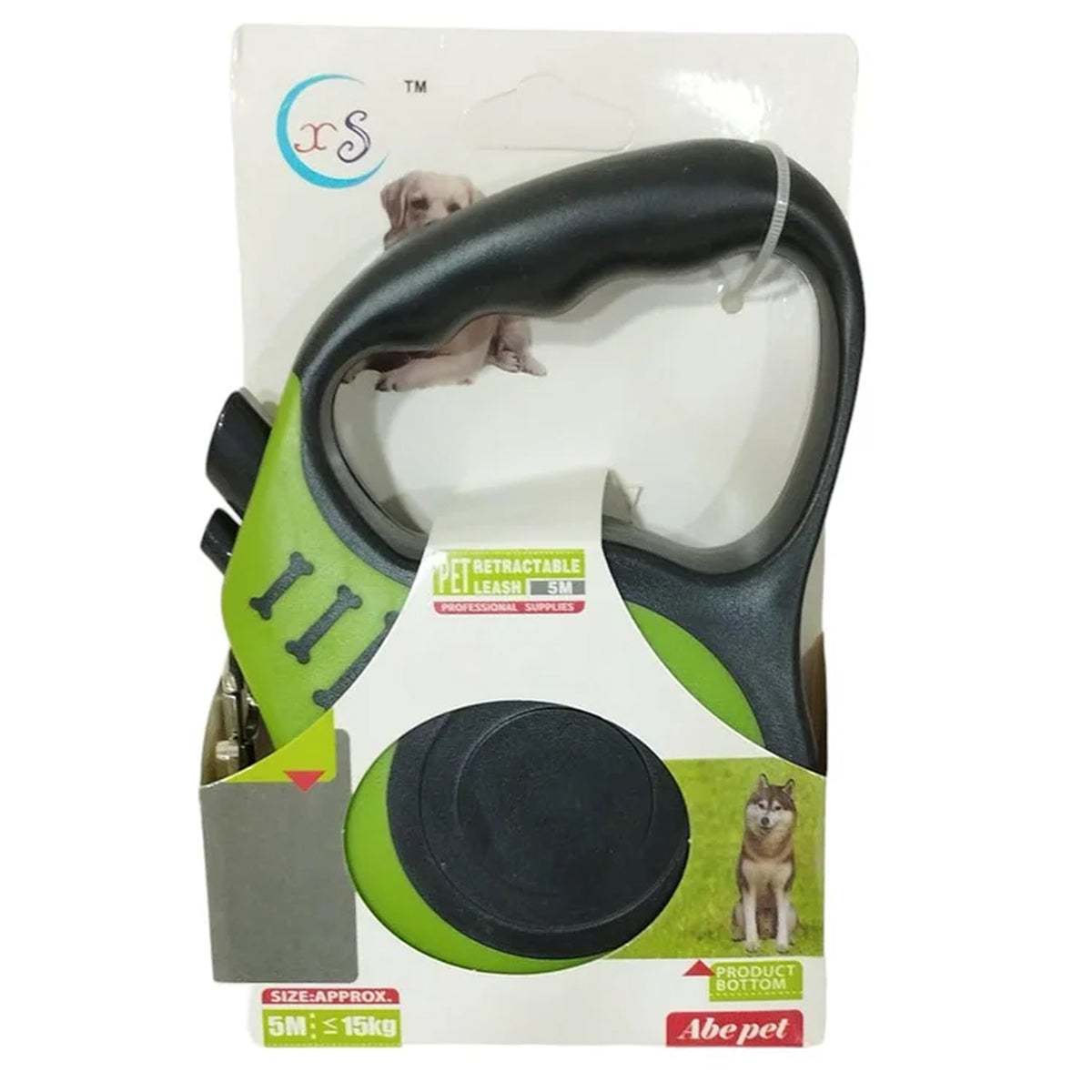 5M Retractable Dog Leash for Dogs up to 15kg