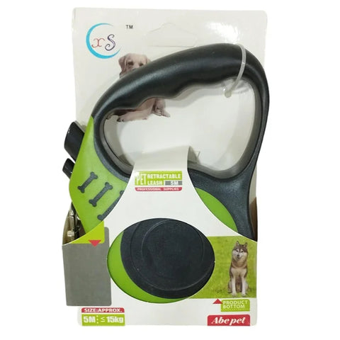 5M Retractable Dog Leash for Dogs up to 15kg