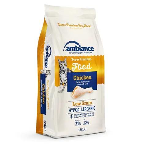 Ambiance Dry Food With Chicken For Adult Cats 12kg