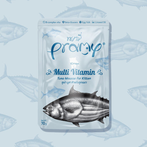 Pramy Multi-Vitamin Tuna Mousse for Kitten 70g