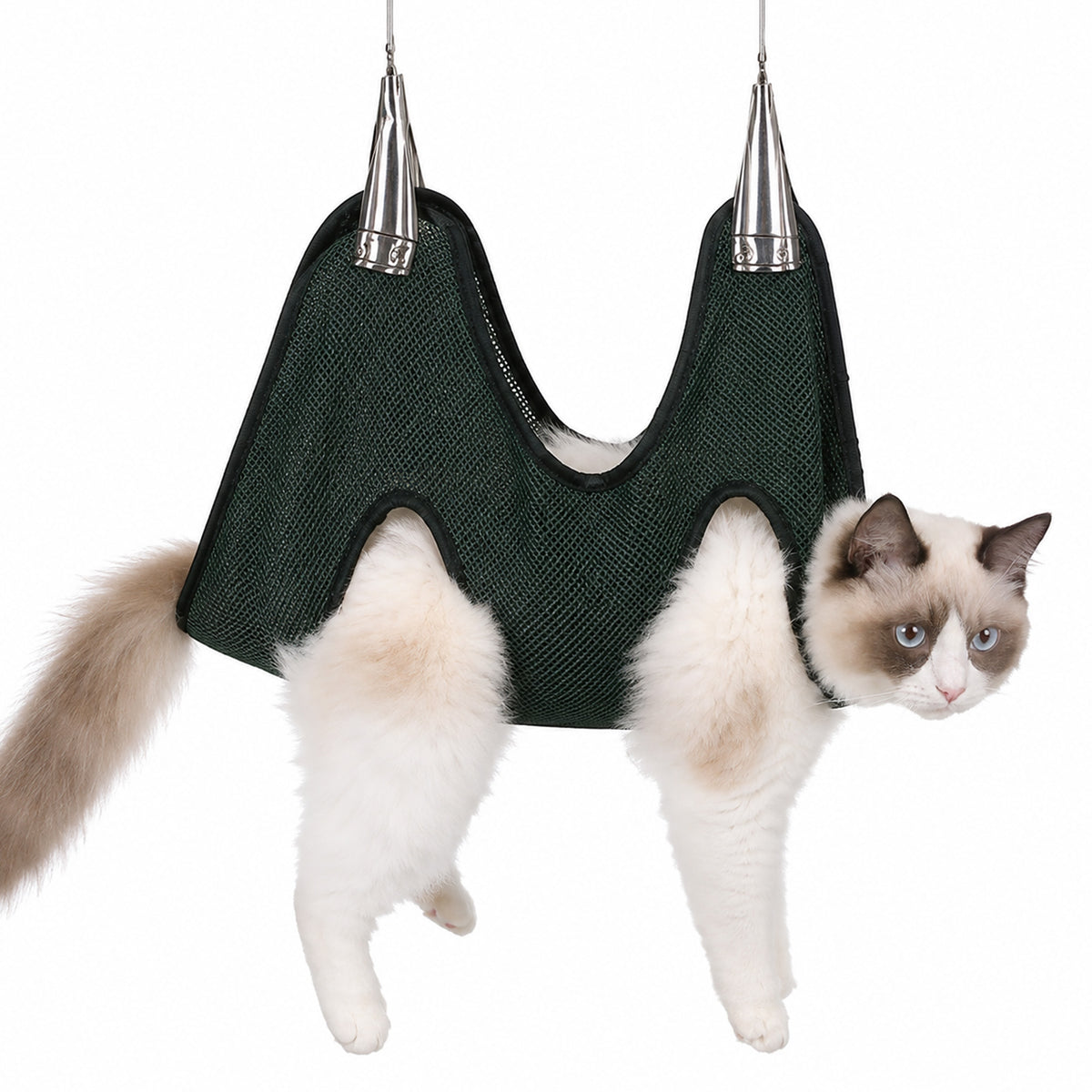 Adjustable Cat Grooming Hammock for Nail Trimming & Grooming