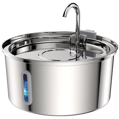 Automatic Stainless Steel Pet Water Fountain for Cats & Dogs 3.2L -021