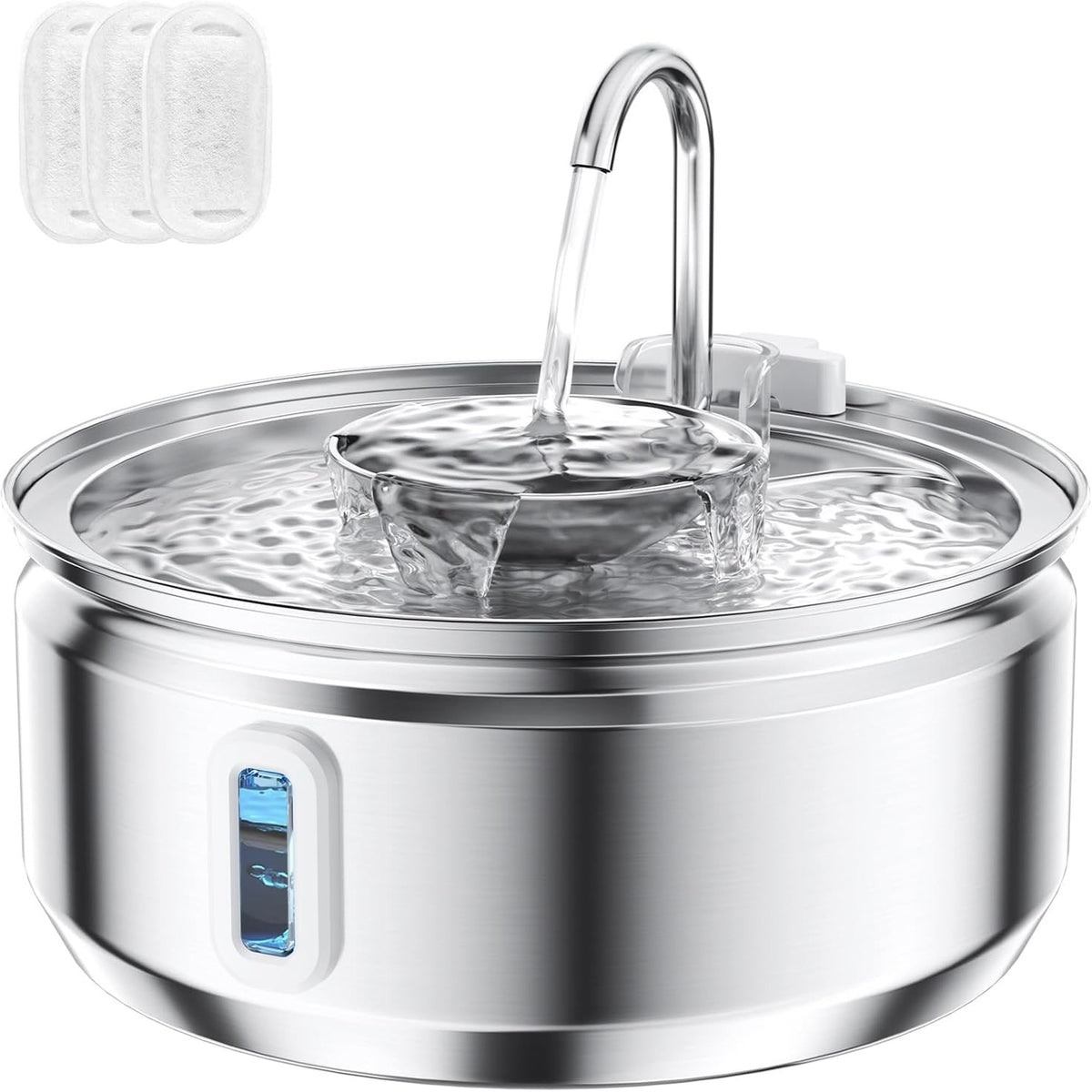 Automatic Stainless Steel Pet Water Fountain for Cats & Dogs 3.2L -013