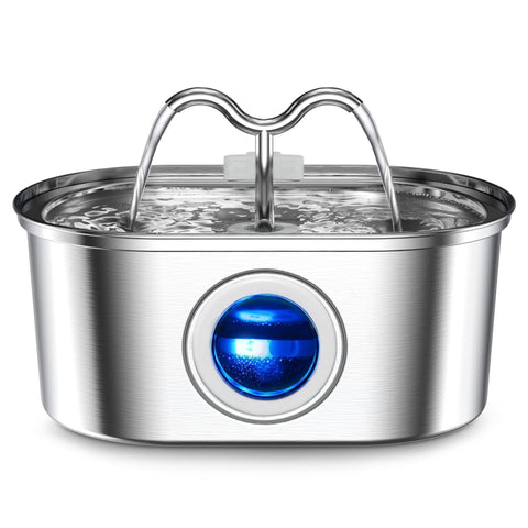 Automatic Stainless Steel Pet Water Fountain for Cats & Dogs 3.2L -018