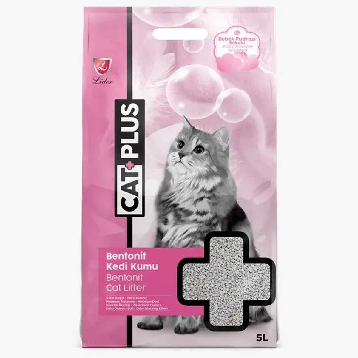 Cat Plus Litter With Baby Powder 5L