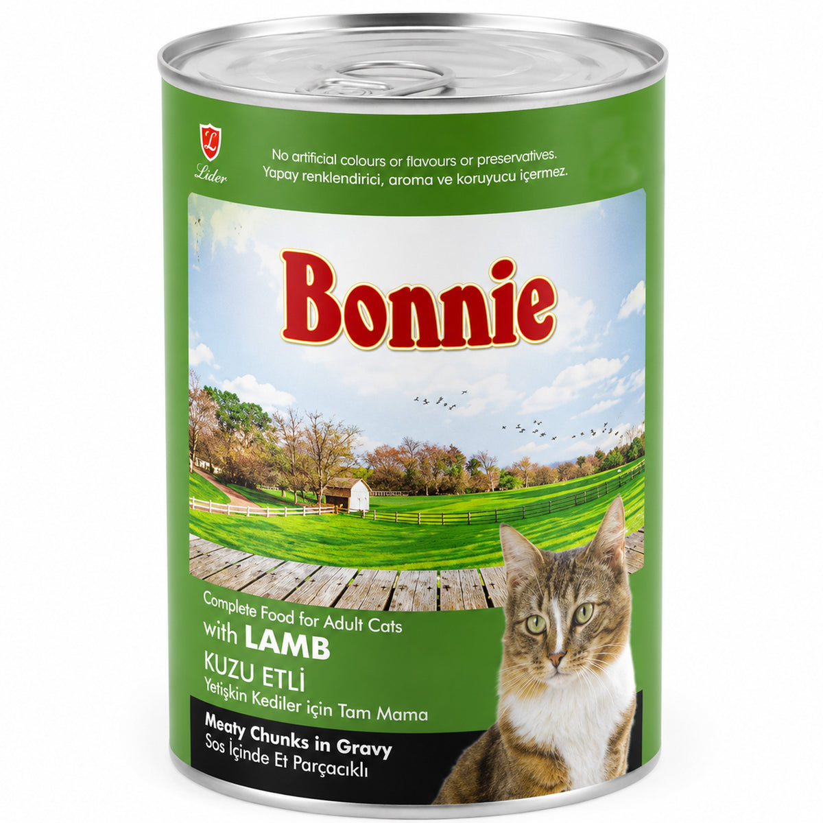 Bonnie Cat Chunks in Gravy with Lamb 400G