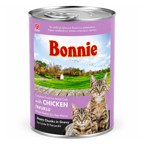 Bonnie Kitten Chunks in Gravy with Chicken 400g