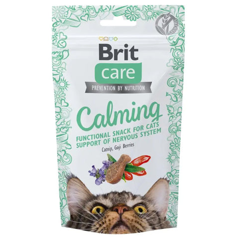 Brit Care Calming Cat Treats – Functional Snack with Catnip & Goji Berries – 50g