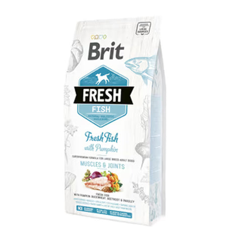 Brit Fresh Fish with Pumpkin Adult Large – Super Premium Dry Food for Large Breed Dogs