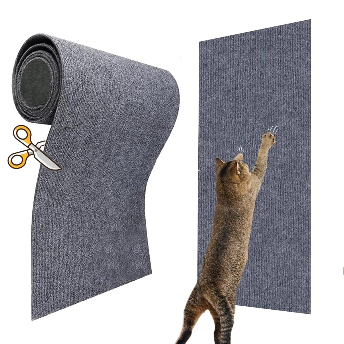 Cat Scratch Mat Roll for Furniture & Walls 100X60 Cm