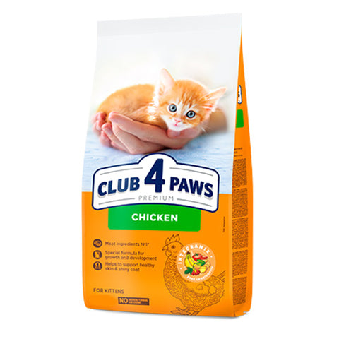 Club 4 Paws Premium Chicken Dry Food for Kittens 2Kg