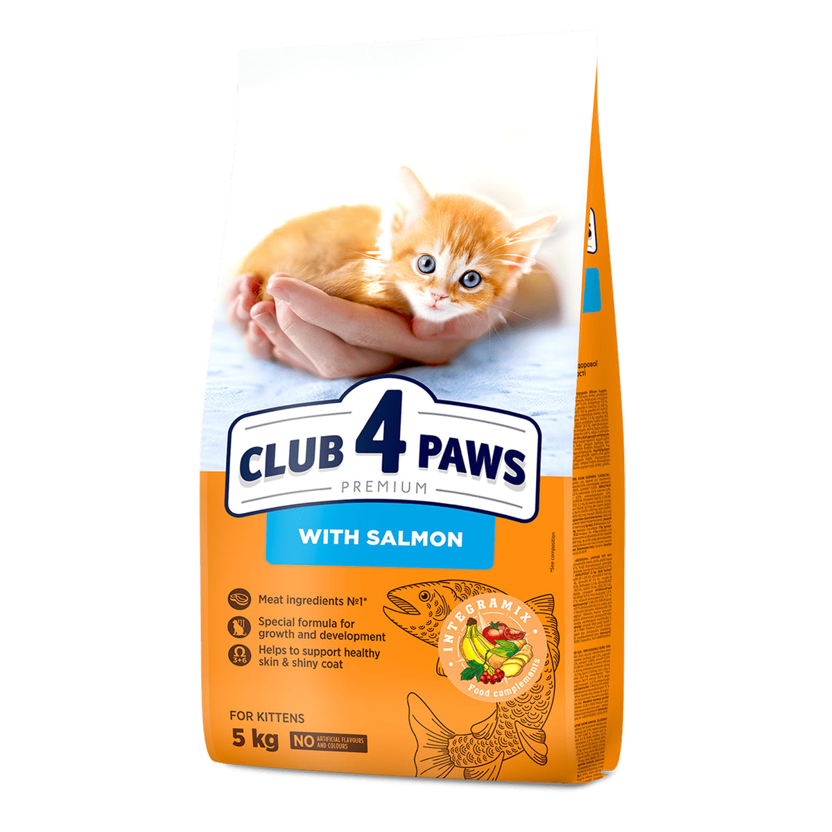 Club 4 Paws Premium Salmon Dry Food for Kittens 5kg