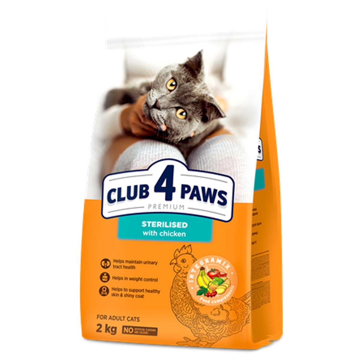 CLUB 4 PAWS Sterilised with Chicken 2kg