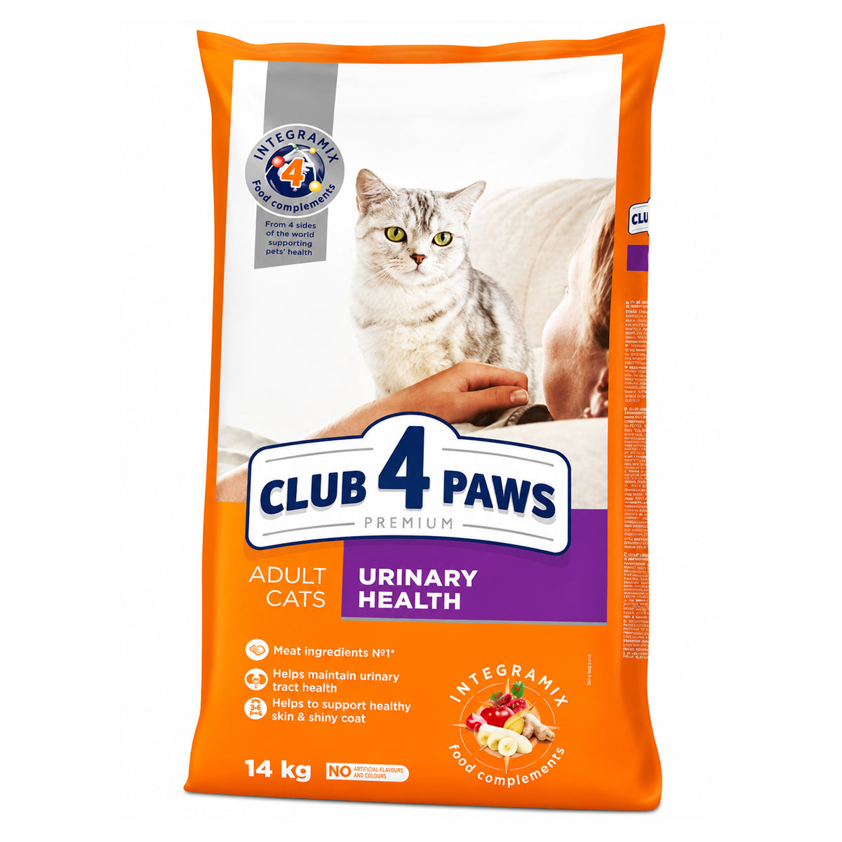 Club 4 Paws Premium Urinary Health with Chicken Dry Food for Adult Cats 14kg