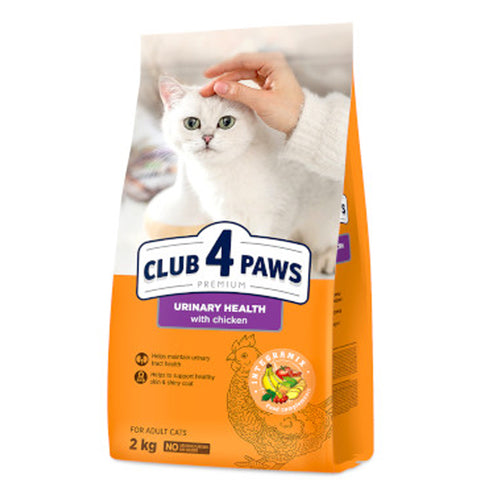 Club 4 Paws Premium Urinary Health with Chicken Dry Food for Adult Cats 2kg