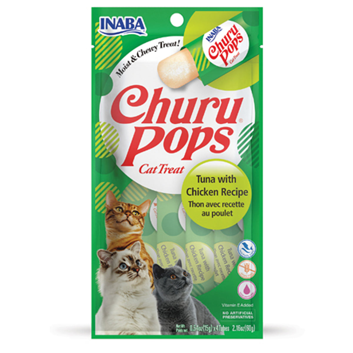 Inaba Churu Pops Tuna with Chicken Treats