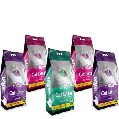 Cat Fun Cat Litter 5L - 5BAG MIX