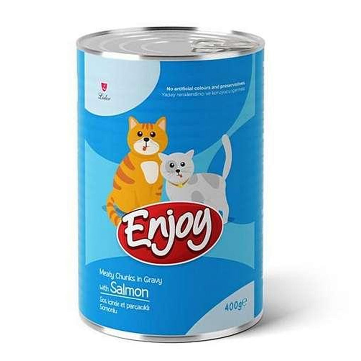 Enjoy Cat Chunks in Gravy with Salmon 400g
