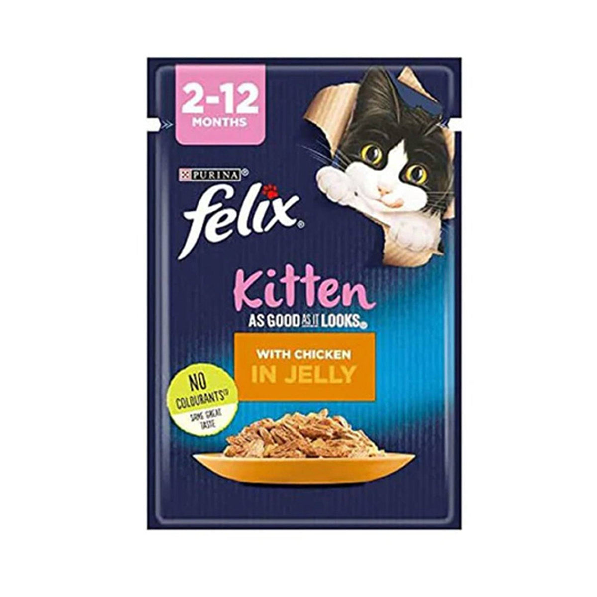 Felix Wet Food chicken in jelly kitten food 85g