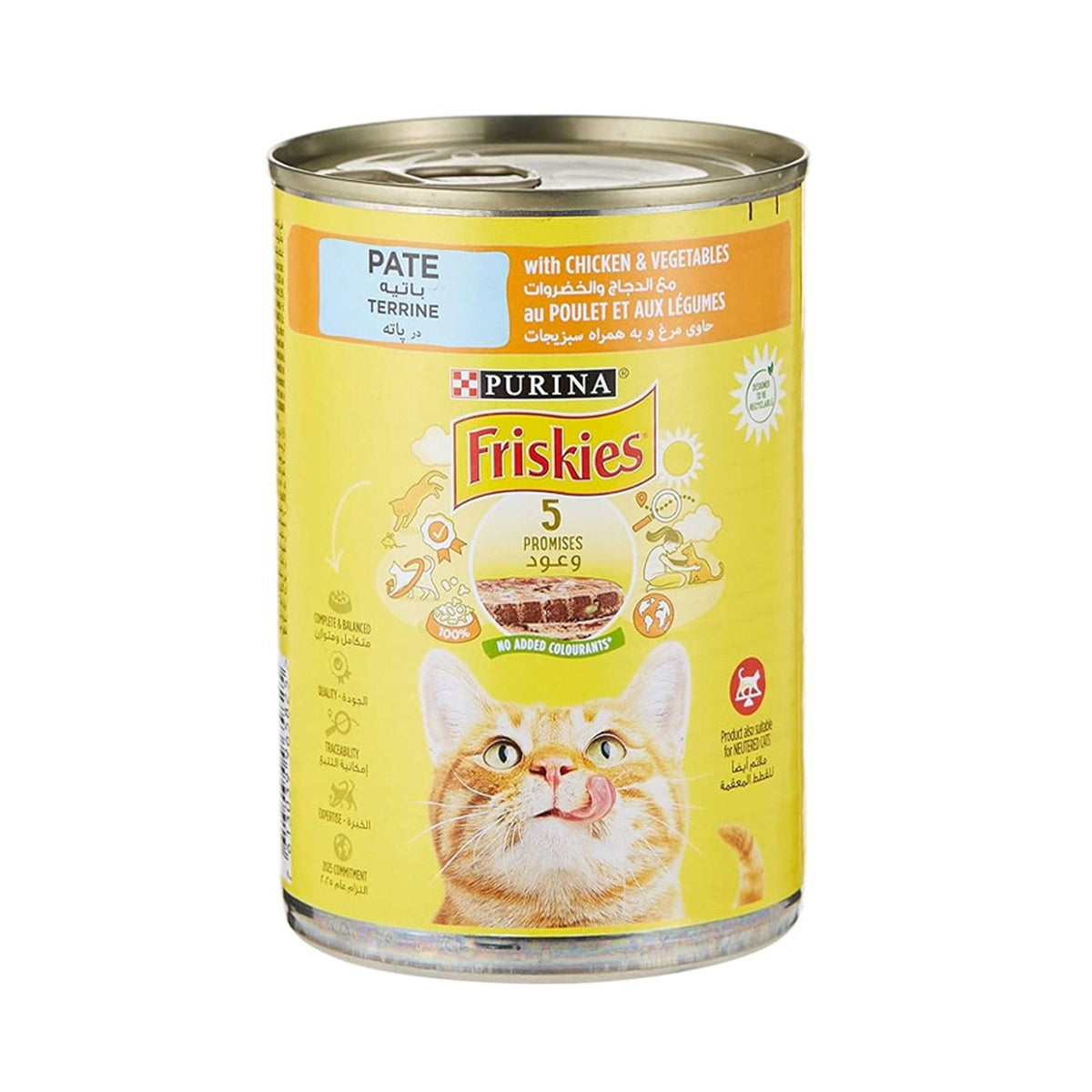 Friskies Chicken And Vegetable Pate 400g