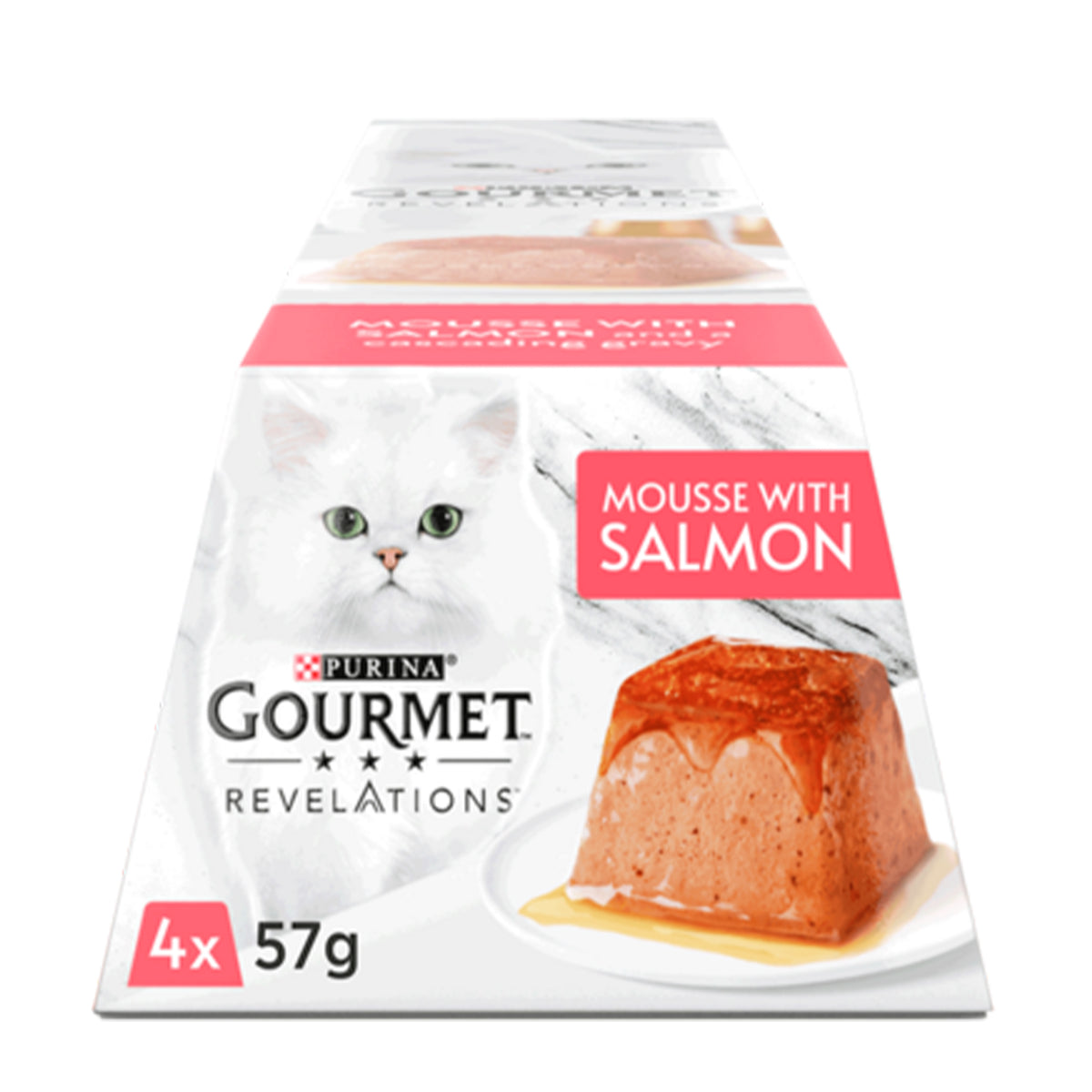 GOURMET Mousse with Salmon Wet Cat Food