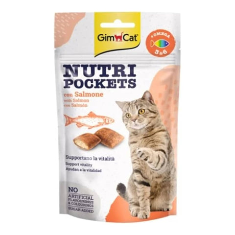 Gimcat Nutri Pockets with Salmon 60 g