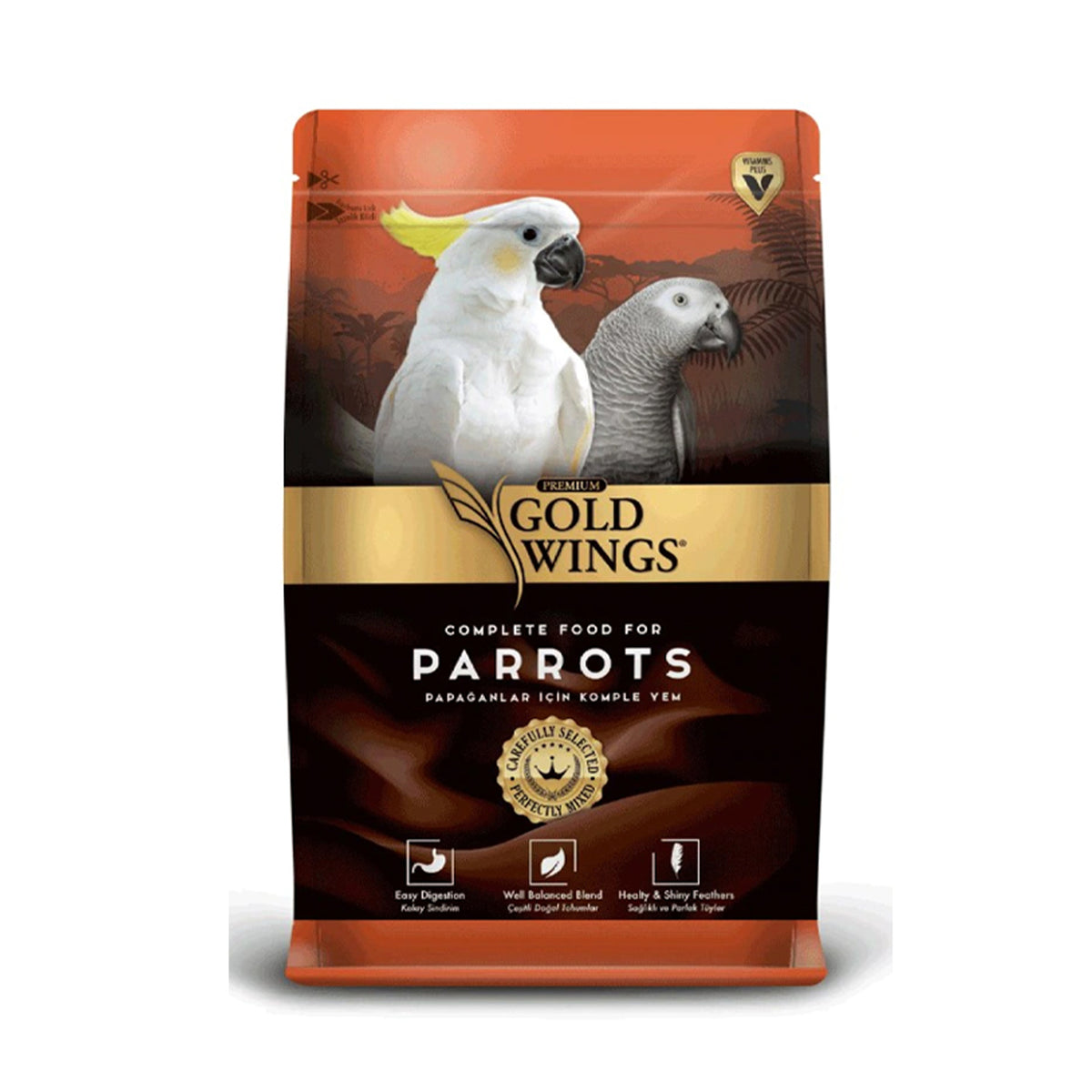 Gold Wings Parrots food