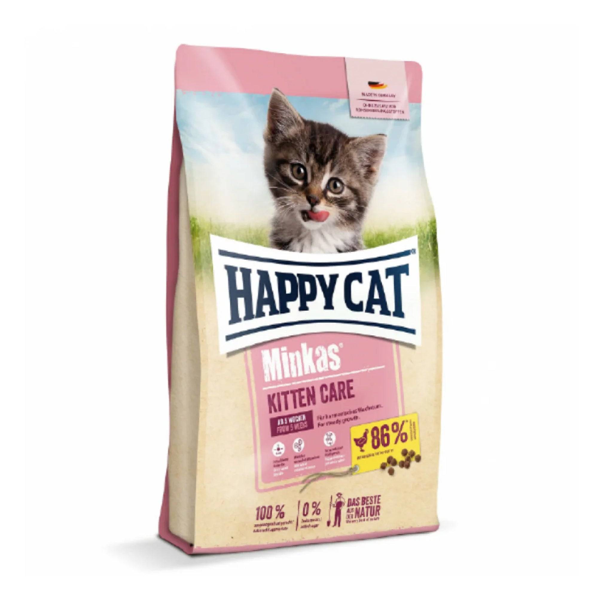 Happy Cat MINKAS KITTEN CARE POULTRY 1.5KG Happy Cat MINKAS KITTEN CARE POULTRY 1.5KG
