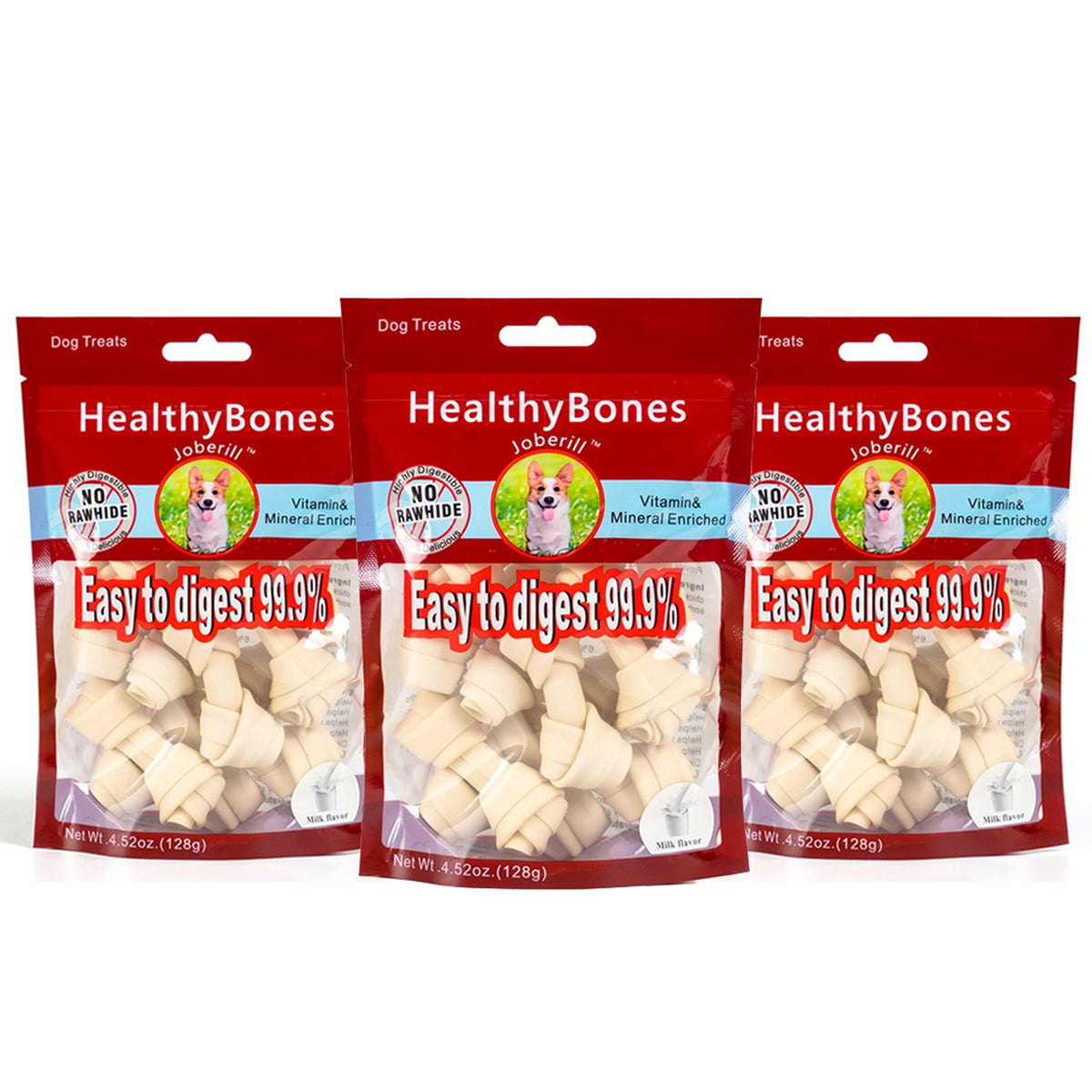 Healthy Bones White Bones 128g X3Bags