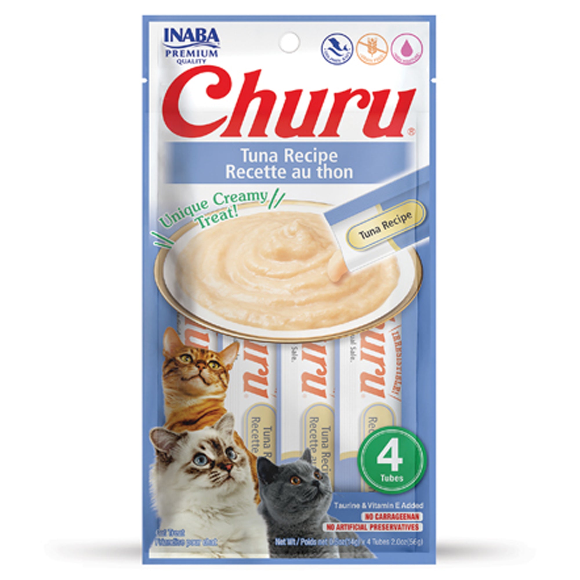 INABA Churu Tuna Recipe 4 Tubes INABA Churu Tuna Recipe 4 Tubes
