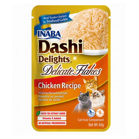 INABA Dashi Delights Delicate Flakes Chicken Recipe in Seafood 40g