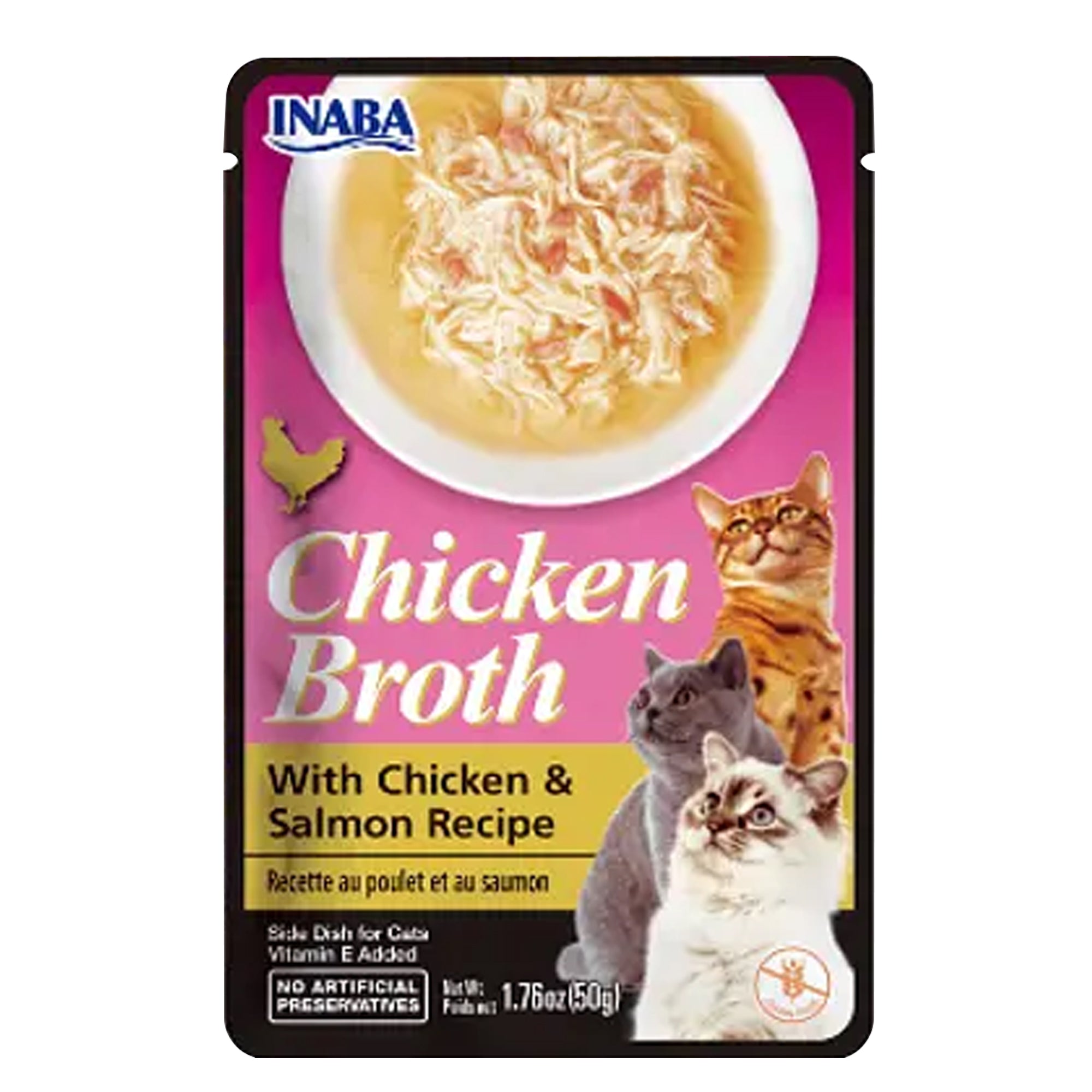 INaba Chicken Broth and Salmon Recipe 50g INaba Chicken Broth and Salmon Recipe 50g
