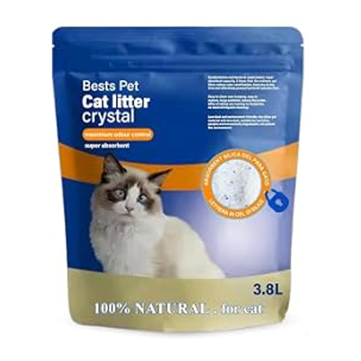 Silica Crystal Cat Litter 3.8L