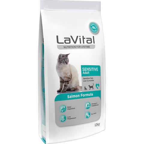 LaVital Sensitive Adult Salmon Formula 12kg