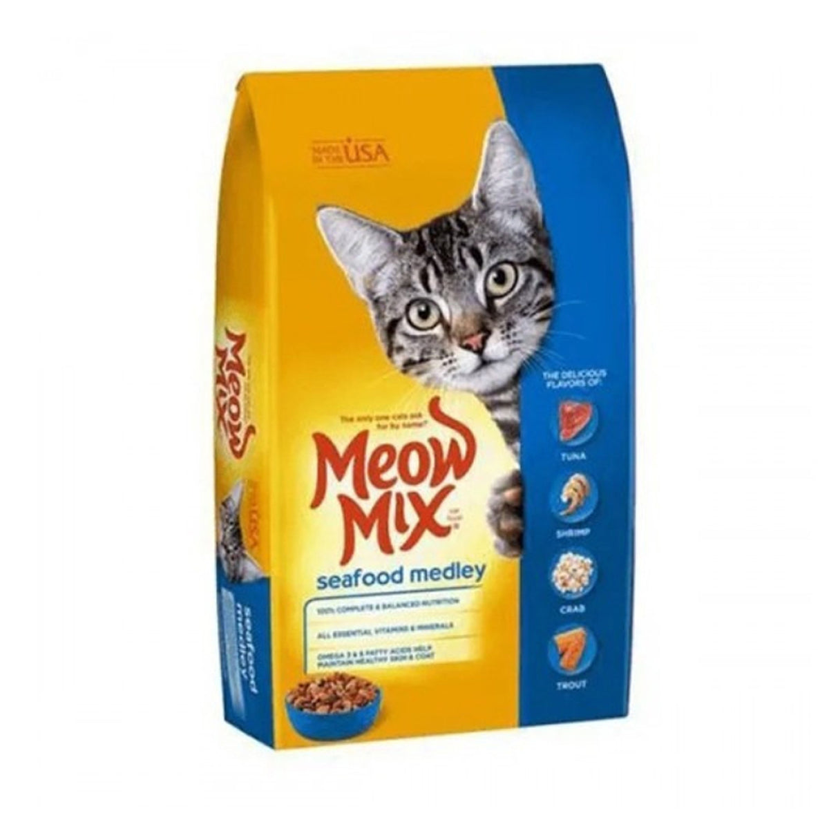 Meow Mix Dry Food Seafood 1.43kg