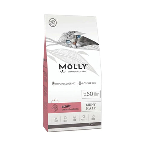 Molly Shiny Hair Adult Shrimp & Salmon 2kg