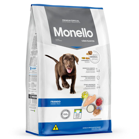 Monello Puppy Chicken Dry Dog Food 15Kg