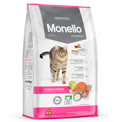 Monello Salmon, Tuna & Chicken Multicolour Cat Food 15Kg