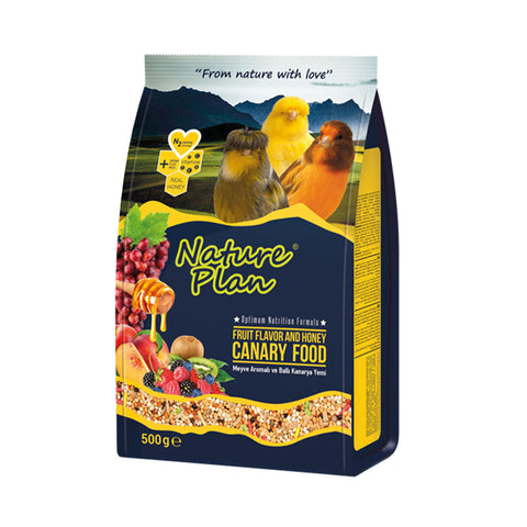 Nature Plan Canary food with fruits and honey 500 grams