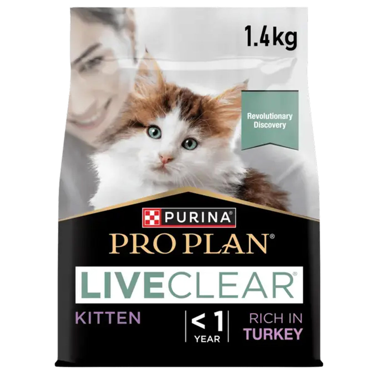 PRO PLAN Kitten LIVECLEAR Turkey Dry Cat Food 1.4Kg