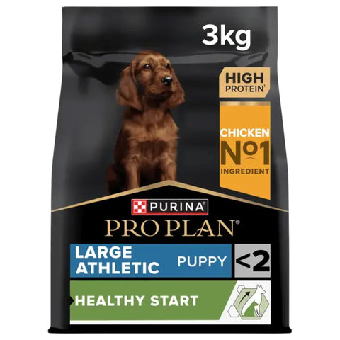 PRO PLAN Large Athletic Puppy Healthy Start Chicken Dry Dog Food 3Kg