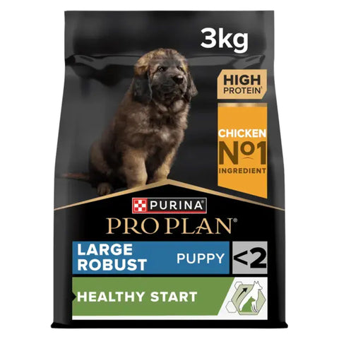 PRO PLAN Large Robust Puppy Healthy Start Chicken Dry Dog Food 3Kg