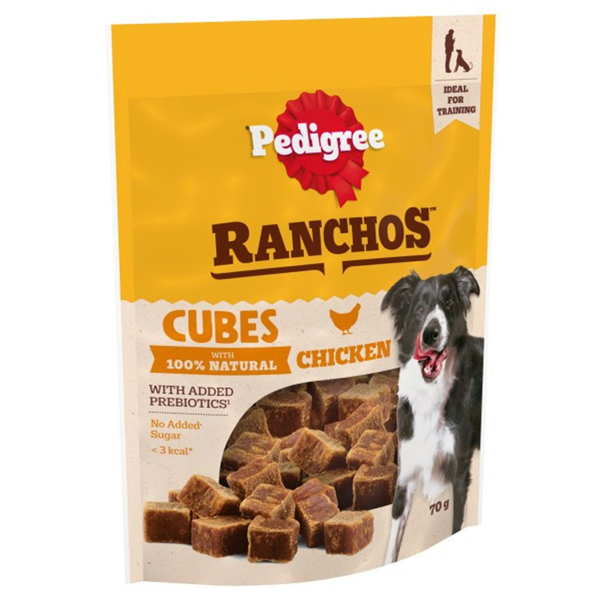 Pedigree Ranchos Reward Cube treat Chicken 70g