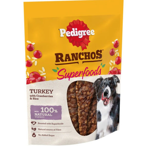 Pedigree Ranchos Superfoods with Turkey 70g