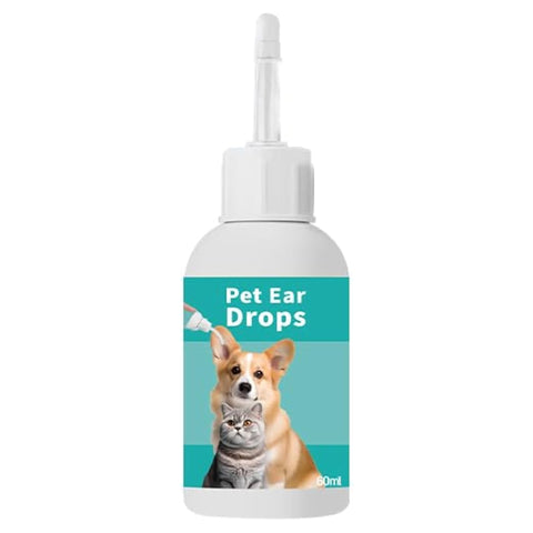 Pet Ear Drops Ear Cleaner for Dogs & Cats 60ml